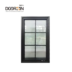 Best Quality Custom Casement Window Wind Pressure Resistance Save Energy Crank Open Wooden Window Design