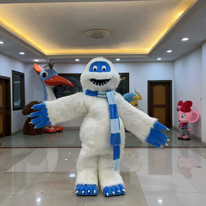 Costume de personnage de bonhomme de neige de Noël-tenue de célébration de festival-ensemble de mascotte de bonhomme de neige complet-jeu de rôle de <span class=keywords><strong>dessin</strong></span> <span class=keywords><strong>animé</strong></span> mignon - Product Image 2