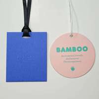 XP-Nouveau design d'étiquette de balançoire en papier kraft écologique étiquette volante personnalisée en carton recyclé étiquette de logo pour sacs de vêtements en jean