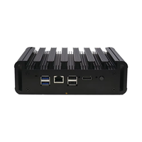 Mini Computadora Industrial J6412, Router Firewall 6x2.5G, SSD+HDD, RJ45, COM, DDR4, Intel Quad Core, Uso Empresarial, Windows 10/11, Intel UHD