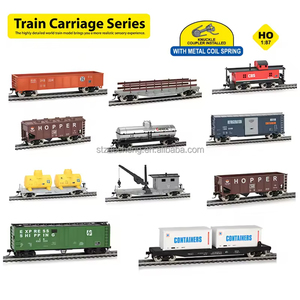 Haute qualité <span class=keywords><strong>1</strong></span>:87 métal modèle Train à vapeur coulissant charbon camion réservoir d'huile camion réfrigéré camion moulé sous pression Train conteneur modèle - Product Image 2