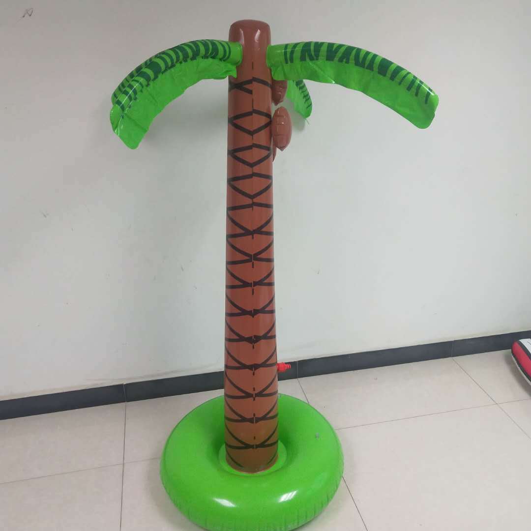 Sprinkler for Kids Inflatable Splash Sprinkler Pad Coconut Tree Summer Backyard Outdoor Toddlers Child Water Toys Play Mat Pool