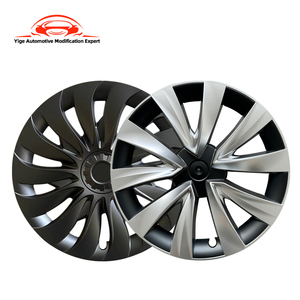 Décorer et protéger le cache-moyeu <span class=keywords><strong>Aero</strong></span> pour <span class=keywords><strong>Tesla</strong></span> <span class=keywords><strong>Model</strong></span> <span class=keywords><strong>3</strong></span> 2019-2025, <span class=keywords><strong>enjoliveur</strong></span> de roue de 18 pouces, matériau ABS+PC, finition peinture à trois couches - Product Image 2