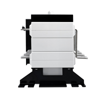 TOMZN 4P ATS Commutateur de transfert automatique double alimentation classe PC, sélecteur électrique 400V AC, automatique ou manuel, 2 entrées 1 sortie, verrouillage