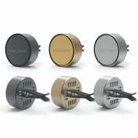 Diffuseur de parfum rond en métal de haute qualité Mescente pour voiture, clip de ventilation, désodorisant pour voiture