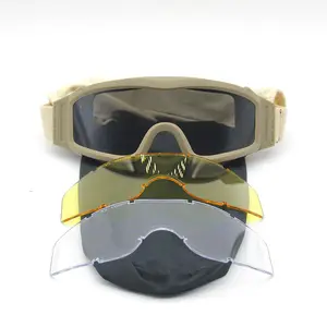 Tactical Goggles Wholesale Fan Shooting Locusts Outdoor Riding Glasses Anti Fog Glasses Hunting Cycling Sports Goggles"