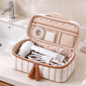 Estuche acolchado para secador de pelo, organizador de viaje para personal de salón, servicio de pedidos al por mayor con logotipo personalizado. - Product Image 6