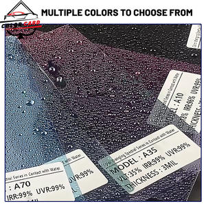 Tarjeta de color Nuevo producto <span class=keywords><strong>Película</strong></span> solar de 3mil de espesor Cambia el color de la <span class=keywords><strong>película</strong></span> de la ventana del automóvil cuando se expone al agua - Product Image 4
