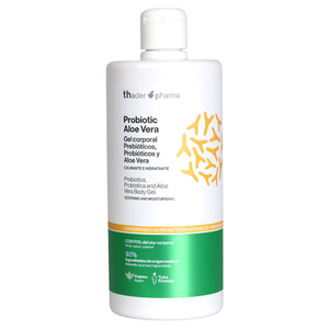 Gel Corporal Probiótico con Aloe Vera de Thader Pharma, 95% Ingredientes Naturales, Calmante, Hidratante, Vegano, Apto para Mujeres con Piel Sensible - Product Image 2