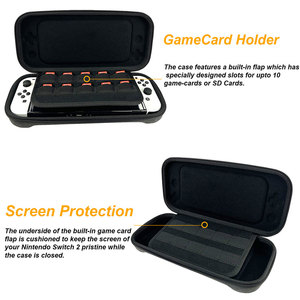 12 <strong>Game</strong> Card Slots Portable Slim EVA Hard Shell Storage Case For Nintendo <strong>Switch</strong> 2 <strong>Game</strong> - Product Image 4