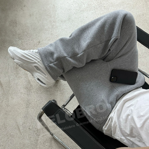 Pantalones cargo de lana de peso pesado <span class=keywords><strong>Proclub</strong></span> personalizados para hombre, pantalones de chándal de algodón de rizo francés desgastados con cintura gruesa lavada con ácido - Product Image 6