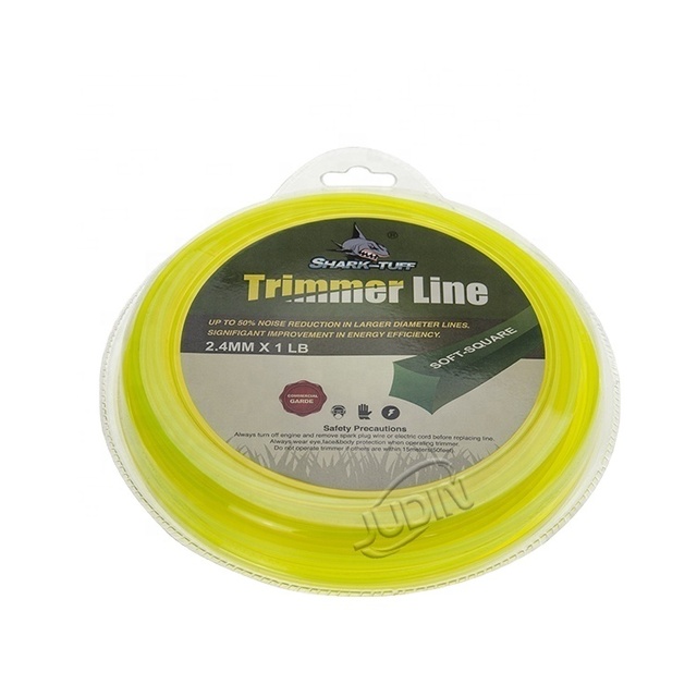 Brush Cutter Spare Parts Square Shape 1 LB Nylon Grass Trimmer Line for Grass Trimmer
