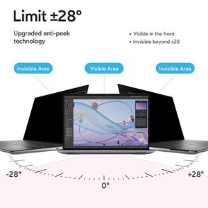 Vente chaude 2024 Protecteur d'écran de confidentialité pour 14 pouces 16:9 Widescreen Monitor Protection UV Film de réflexion anti-éblouissement - Product Image 3