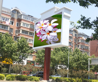 Panneau d'affichage LED extérieur pour publicité, panneau numérique de rue, panneau LED P4, IP65 étanche, HDR10+, luminosité 10000cd
