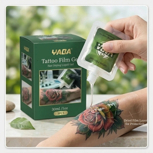 ยาบา ชุดฟิล์มป้องกันรอยสักแบบแห้งเร็ว ช่วยฟื้นฟูรอยสักเก่า พร้อมเจลบำรุงหลังสัก - Product Image 4