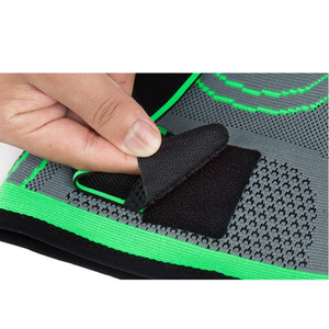 Genouillère de sport ajustable en nylon élastique personnalisée avec sangle de compression – Meilleure vente - Product Image 4