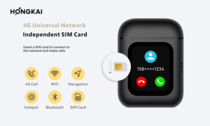 Auricolari Wireless TWS 2 in <span class=keywords><strong>1</strong></span>, Accessorio per Smartphone con Schermo Touch, 4G, Personalizzabili, AI a Bassa Latenza - Product Image 4
