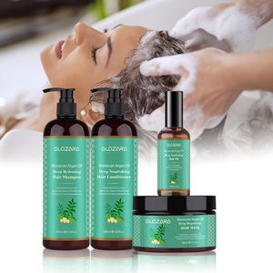 Set de Cuidado Capilar de Marca Privada con Aceite de Argán Orgánico Sin Sulfatos Champú y Acondicionador Reparador e <span class=keywords><strong>Hidratante</strong></span> <span class=keywords><strong>para</strong></span> Cabello Encrespado - Product Image 3