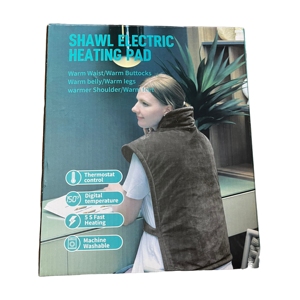 Almohadilla Eléctrica de Calor para Hombros y <span class=keywords><strong>Espalda</strong></span>, Lavable a Máquina, <span class=keywords><strong>Manta</strong></span> Térmica para el Invierno, Entrega Rápida, Precio Bajo - Product Image 4