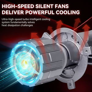 Ampoules de phare de voiture à lentille mini projecteur laser H4 100W super lumineuses A82, double faisceau LED, pour voitures et camions universels - Product Image 6