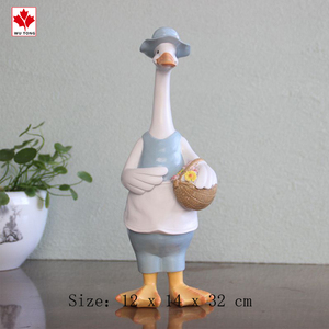 Đồ Trang Trí Để Bàn Phong Cách Nông Thôn Thiết Kế Mới Tượng Động Vật Bằng Nhựa Tượng Vịt Cặp Đôi Để Trang Trí Nhà Cửa - Product Image 5
