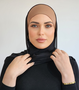 2025 New Material Elegant Non Slip Strip Ice Jersey Undercap for Muslim Women Underscarves - Product Image 4