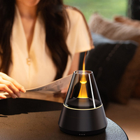 Diffuseur d'arômes 120 ml noir et blanc, design portable, lumière LED nocturne, USB, pour la maison, fabrication chinoise, OEM ODM
