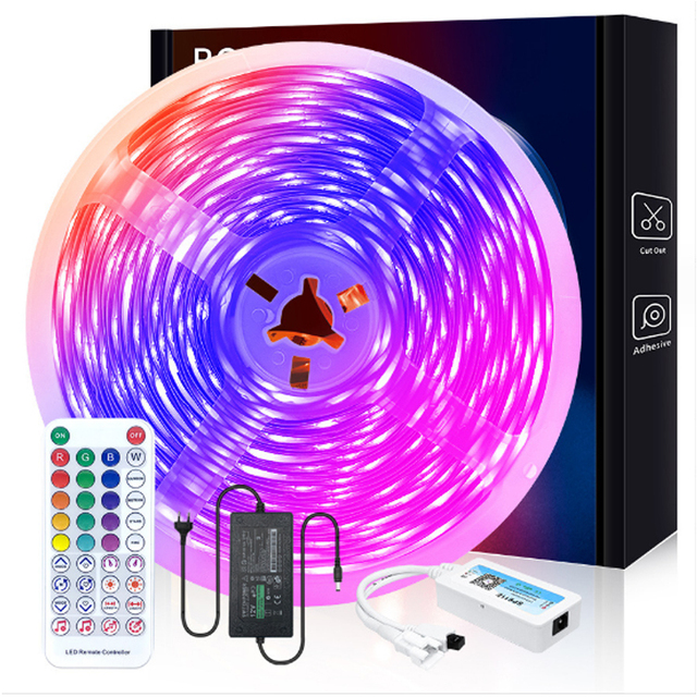 DC12V Smart Led Strip Light BT Flexible SMD5050 38 Key APP Rgbic Running Led Strip Music Led Light Strip