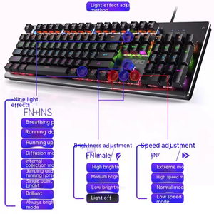 คีย์บอร์ดเกมมิ่งแบบมีสาย Green Axis RGB Backlit ดีไซน์ตามหลักสรีรศาสตร์และปรับเปลี่ยนได้ พร้อมดีไซน์ที่สะดวกสบายสำหรับผู้เล่น - Product Image 3