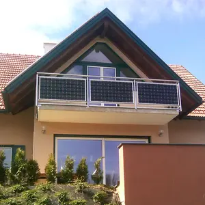 1 kw mono-bipv flexibles balkon-solarpanelsystem mit hoher qualität für europa