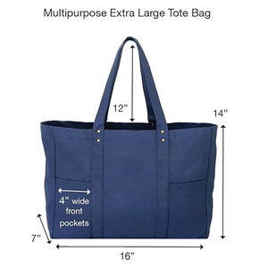 <span class=keywords><strong>2</strong></span> ön cepler ve dizüstü bilgisayar kılıfı ile büyük yardımcı 16 Oz tuval Tote öğretmen çantası - Product Image 5