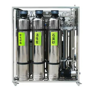 水補充ステーションシステムボアホール1000LRO純水機透明飲料水処理機高品質機器