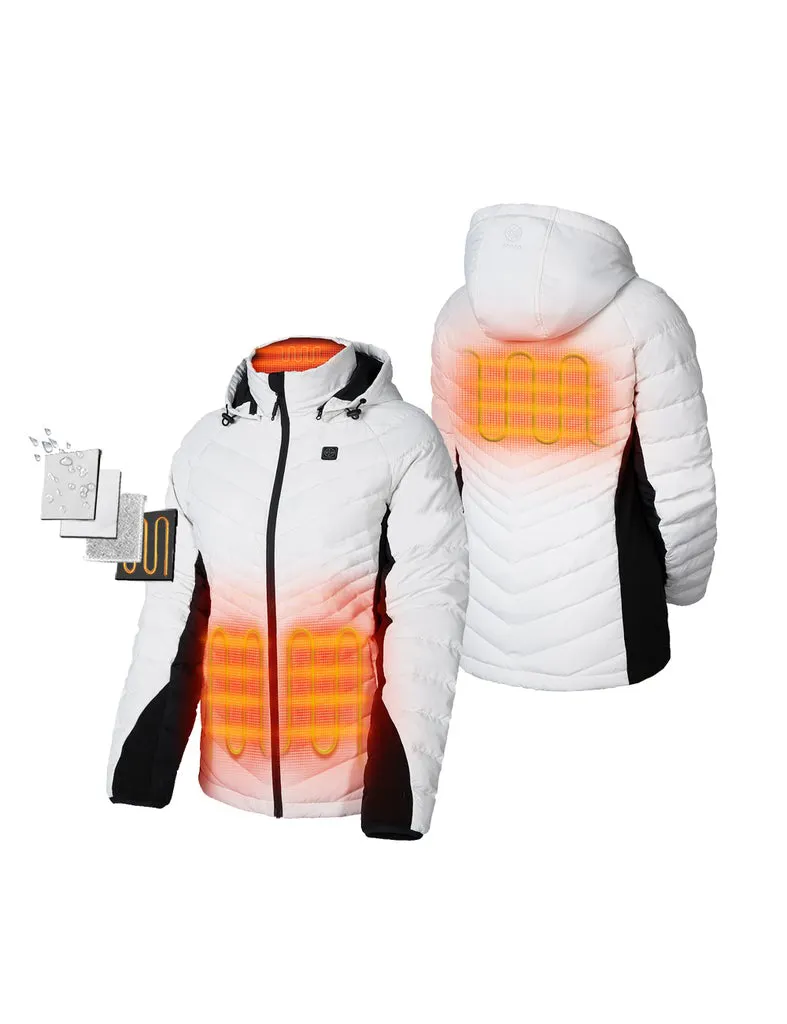 Plus Size 12V beheizte Herren Daunen mantel Outdoor Thermo Kleidung wasserdichte Heiz jacke für Herren