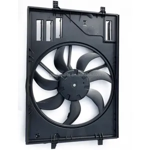 Hoge Kwaliteit Elektrische Ventilator Radiator Fan 5Q0121203B 5QD959455B Voor Vw Touran Tiguan Audi A3 Skoda Superb Hao Rui Condensor Fan