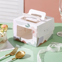 Boîte à gâteaux personnalisée pour mariage, anniversaire, emballage alimentaire, papier enduit, logo imprimé, vente en gros, luxe, Chine, recyclable, dossiers