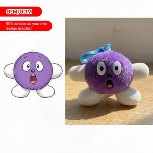 Produttore di Giocattoli in <span class=keywords><strong>Peluche</strong></span> Personalizzati OEM/ODM, Mini Scoiattolo Ricamato con Stella, Ausili Didattici per la Prima Infanzia, Portachiavi in <span class=keywords><strong>Peluche</strong></span> Personalizzato - Product Image 4