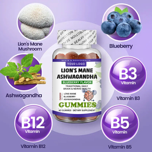 Gummies Cérébrales à la Crinière <span class=keywords><strong>de</strong></span> Lion Marque Blanche : Soutien Mémoire, <span class=keywords><strong>Attention</strong></span> & Énergie – Formule Stable, Personnalisation Possible, Fabricant - Product Image 4