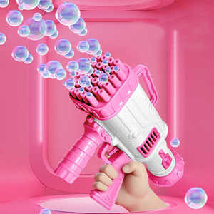 Luckykoo - Pistola de Burbujas Automática de 32 Agujeros para Niños, Juguete de Burbujas para Exteriores - Product Image 2