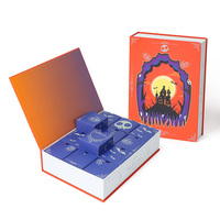 Calendario de Adviento de Lujo Personalizado para Halloween, Caja de Regalo con Cuenta Regresiva de 12 Días para Dulces y Joyería