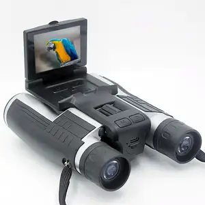 Binóculos 2022 k com zoom digital 8x, mais novo mini câmera com zoom digital de 12x dt40, câmera telescópica e digital, 2.5