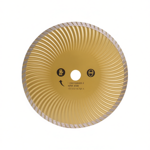 Disque diamanté ventilé Fervi Turbo 230 mm pour la découpe du béton et de la pierre - Product Image 2