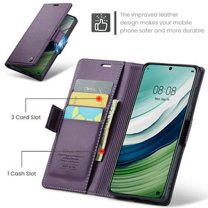 Coque portefeuille en cuir à rabat pour <span class=keywords><strong>Huawei</strong></span>, compatible modèles P50, <span class=keywords><strong>P30</strong></span>, P20 <span class=keywords><strong>Lite</strong></span>, P40 Pro, Nova 8i, Honor X20, 50 Se, magnétique, luxueuse - Product Image 3