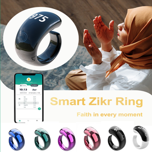 Cadeau du Ramadan pour musulmans : 5 rappels de prière, compteur de tasbih numérique, compteur de tasbih intelligent, bague électronique de zikr - Product Image 3