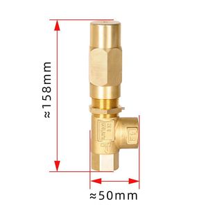 Vanne de sécurité 1/2 pouce, débit d'eau 30 L/min pour système de brumisation SVL50, compatible avec le type piloté par AR - Product Image 1