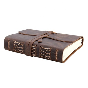 Custom Handmade <strong>Genuine</strong> <strong>Leather</strong> Travel Journal Vintage <strong>Leather</strong> Bound Writing <strong>Notebook</strong>