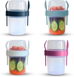 CrunchCup Gobelet à céréales portable en plastique pour le petit
