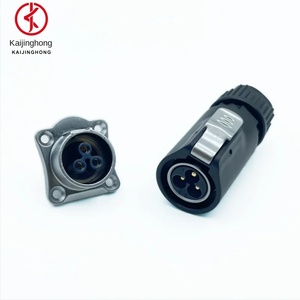 2, 3, 4, 5, 7, 9, 12 ядер, водонепроницаемая пластиковая промышленная авиационная розетка, светодиодный экран, Мужской Женский Круглый проводной разъем LP20 - Product Image 4