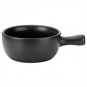 Olla para Fondue de Queso Kela, Modelo Basel, Cerámica Negra Mate, 1.5L, Plato para Servir - Product Image 2