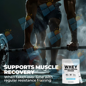 SUNI OEM ODM自社ブランドホエイプロテインアイソレートパウダーサプリメント個別パッケージハラールビーガンホエイプロテインパウダー - Product Image 2