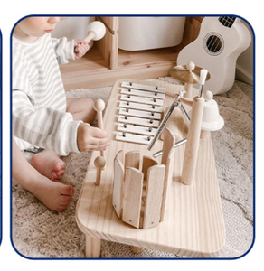 Juego de Instrumentos de Percusión de Madera, 6 Piezas, Instrumentos Orff, <span class=keywords><strong>Caja</strong></span> de Regalo - Product Image 3